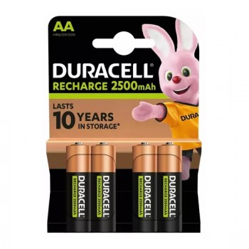 Duracell HR6 AA 2500 DX1500 įkraunamos baterijos 4 vnt.